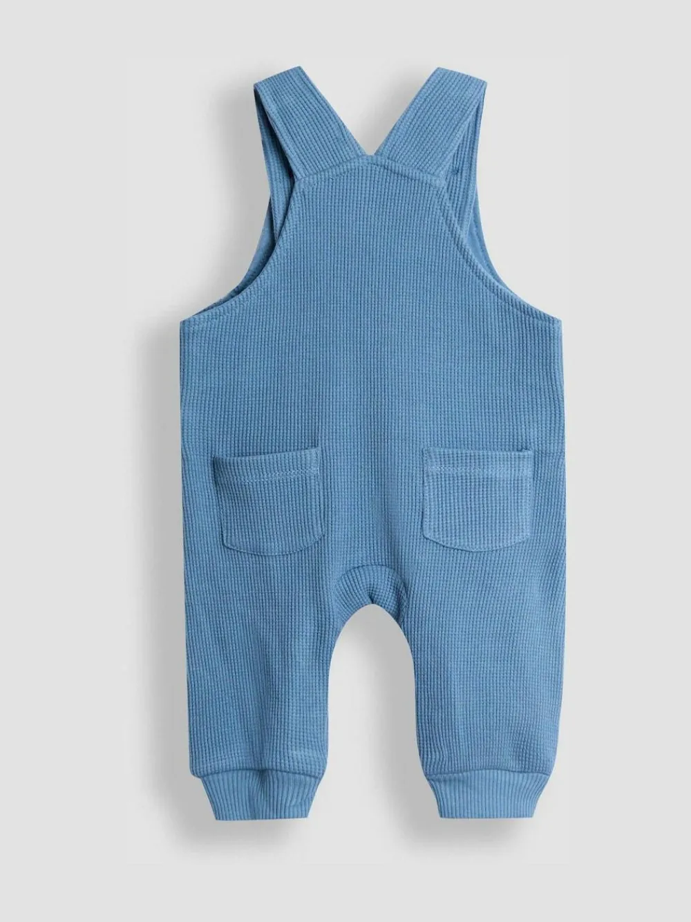 Jojo Maman Bébé Blue Bear Waffle Character Dungaree & Body Set^BOY Dungarees