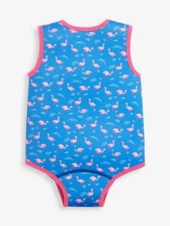 Discount Jojo Maman Bébé Blue Flamingo Print Baby Wetsuit