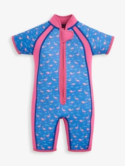 Hot Jojo Maman Bébé Floral Print Junior Wetsuit Blue