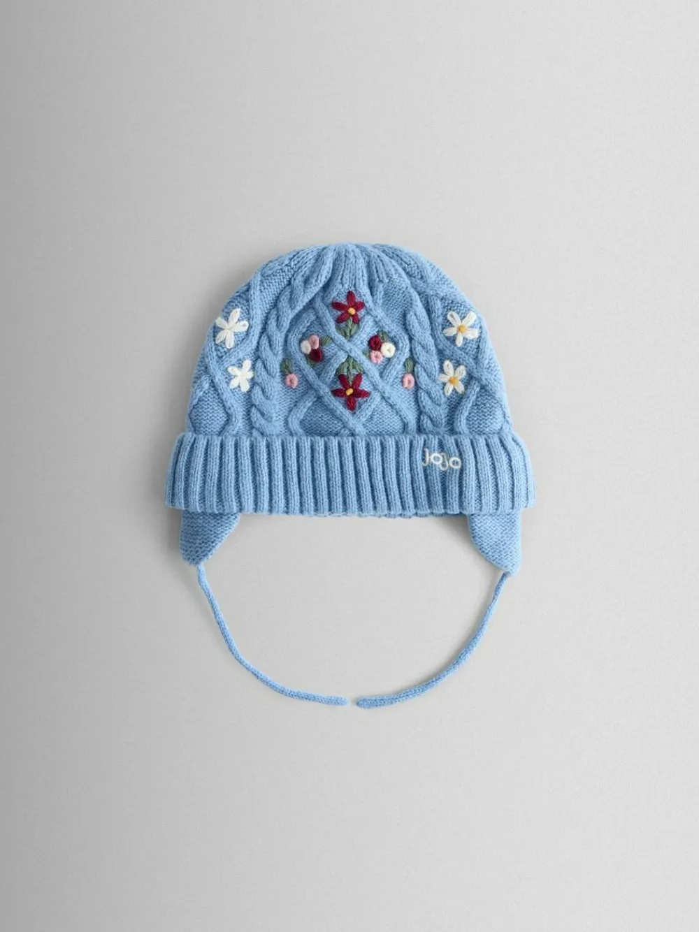 Jojo Maman Bébé Embroidered Cable Hat^ Hats & Scratch Mitts|Hats, Gloves & Scarves