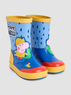 New Jojo Maman Bébé Blue George Pig Wellies