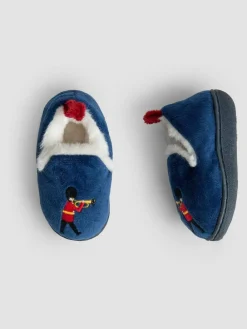 Jojo Maman Bébé Blue London Soldiers Slipper Shoe^BOY Nightwear