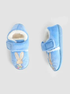 Jojo Maman Bébé Blue Peter Rabbit Slipper Shoes^BOY Nightwear