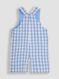 Jojo Maman Bébé Blue 2-Piece Peter Rabbit™ Gingham Dungarees & Body Set^BOY Dungarees