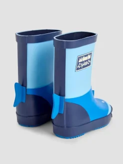 Jojo Maman Bébé Blue Shark Wellies^BOY School Shoes|Boys Shoes