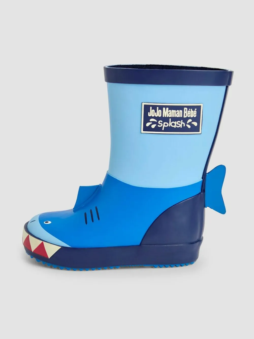 Jojo Maman Bébé Blue Shark Wellies^BOY School Shoes|Boys Shoes