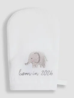 Jojo Maman Bébé Born in 2026 Hooded Towel & Wash Mitt^ Towels & Bathmats
