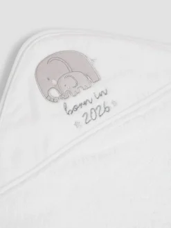 Jojo Maman Bébé Born in 2026 Hooded Towel & Wash Mitt^ Towels & Bathmats