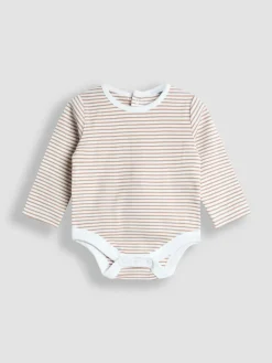 Jojo Maman Bébé Brown Bear Rib Velour Character Dungaree & Body Set^BOY Dungarees