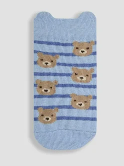 Hot Jojo Maman Bébé Brown 3-Pack Bear Socks