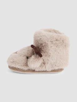 Jojo Maman Bébé Brown Reindeer Reindeer Slipper Boots