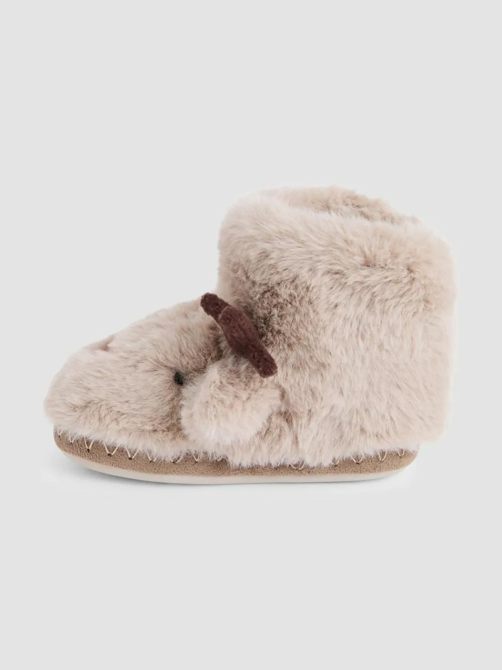 Jojo Maman Bébé Brown Reindeer Reindeer Slipper Boots