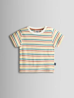 Sale Jojo Maman Bébé Brown Safari 2-Piece Appliqué Dungaree & Top Set