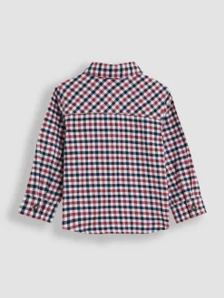 Discount Jojo Maman Bébé Brushed Shirt Burgundy Red