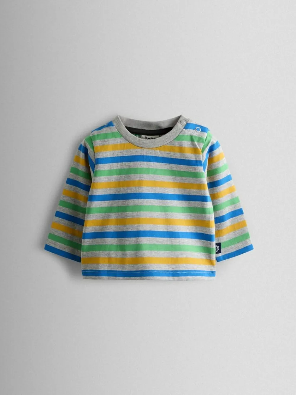 Hot Jojo Maman Bébé 2-Piece Turn Up Dungarees & Top Set Charcoal Grey Rocket