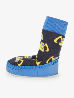 Jojo Maman Bébé Moccasin Slipper Socks^BOY Nightwear