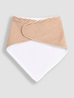 Hot Jojo Maman Bébé Cream Bear 3-Pack Baby Dribble Bibs