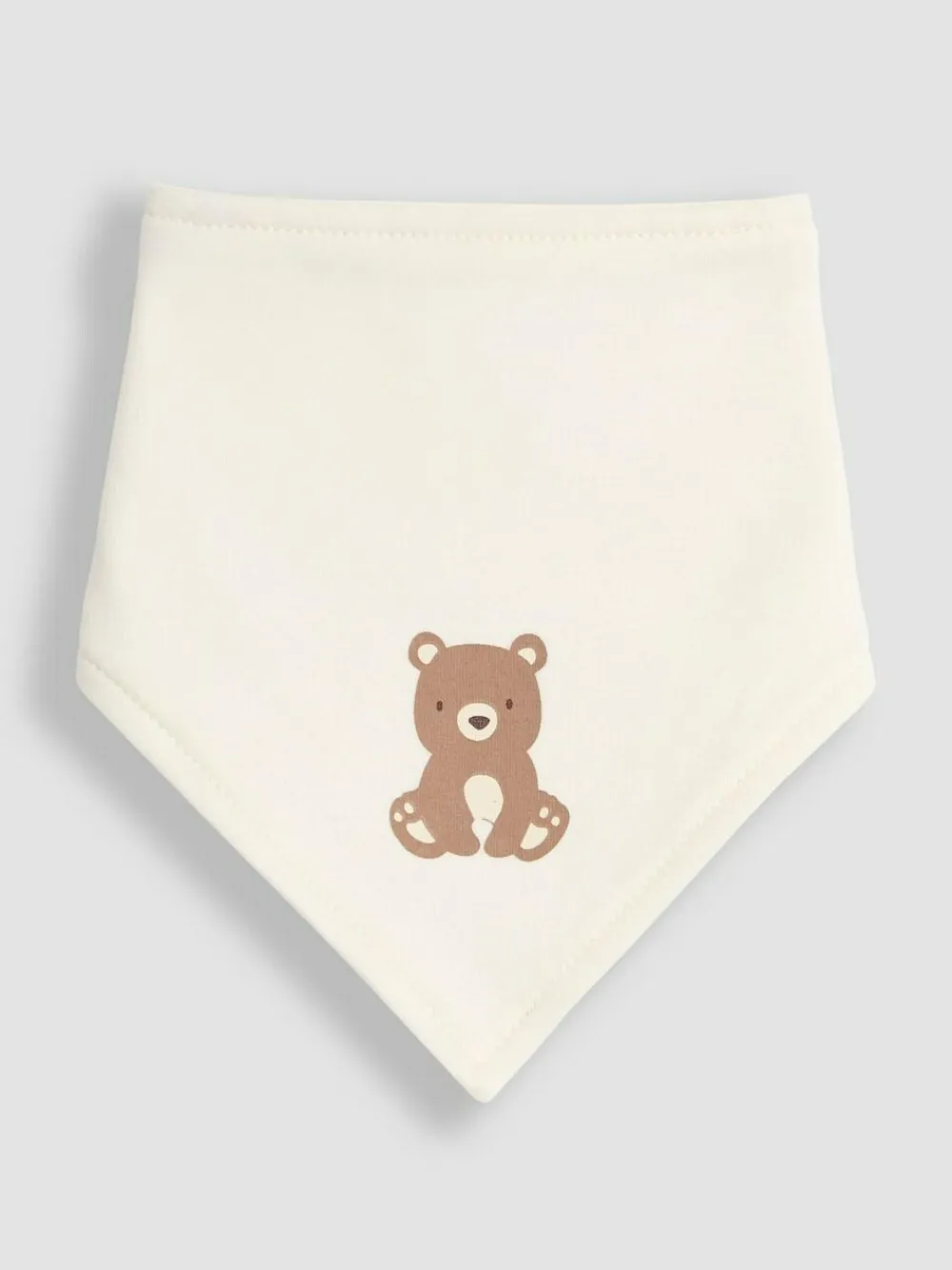 Hot Jojo Maman Bébé Cream Bear 3-Pack Baby Dribble Bibs