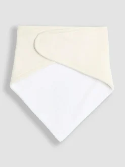 Hot Jojo Maman Bébé Cream Bear 3-Pack Baby Dribble Bibs