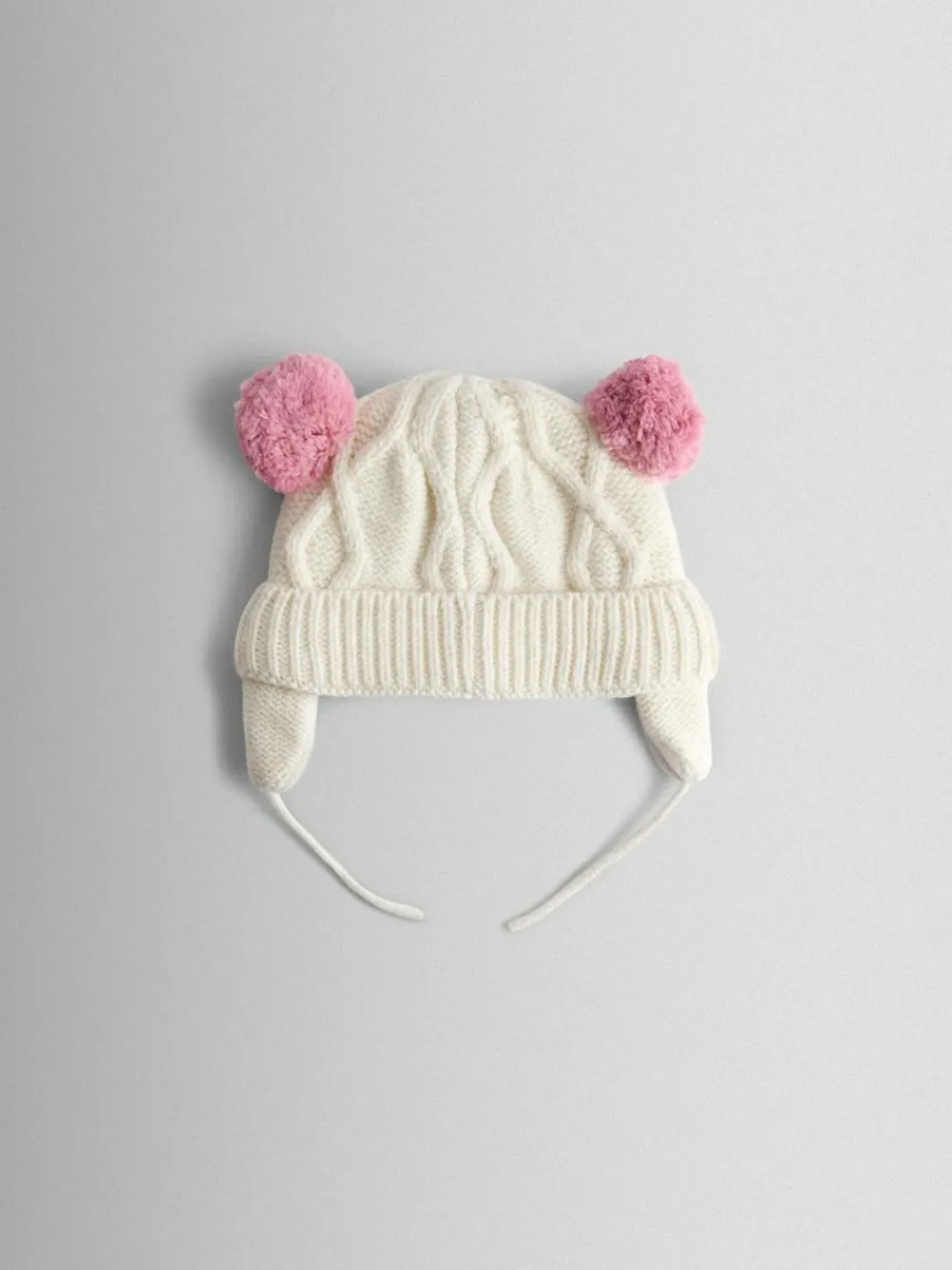 Discount Jojo Maman Bébé Cream Cherry Cherry Applique Pom Pom Knitted Hat
