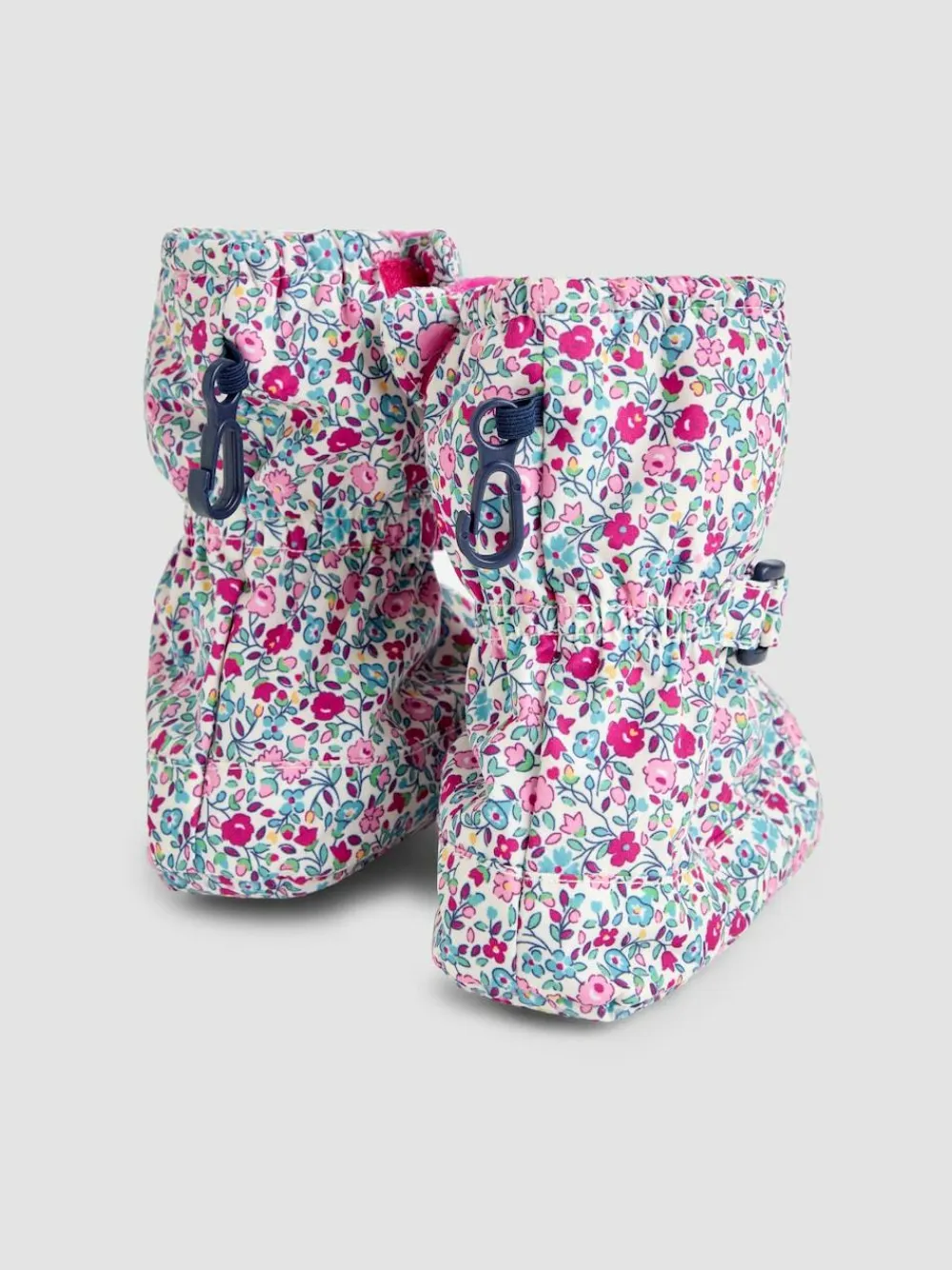 Jojo Maman Bébé Cream Ditsy Print Fleece Lined Booties^ Baby Boots|Boots