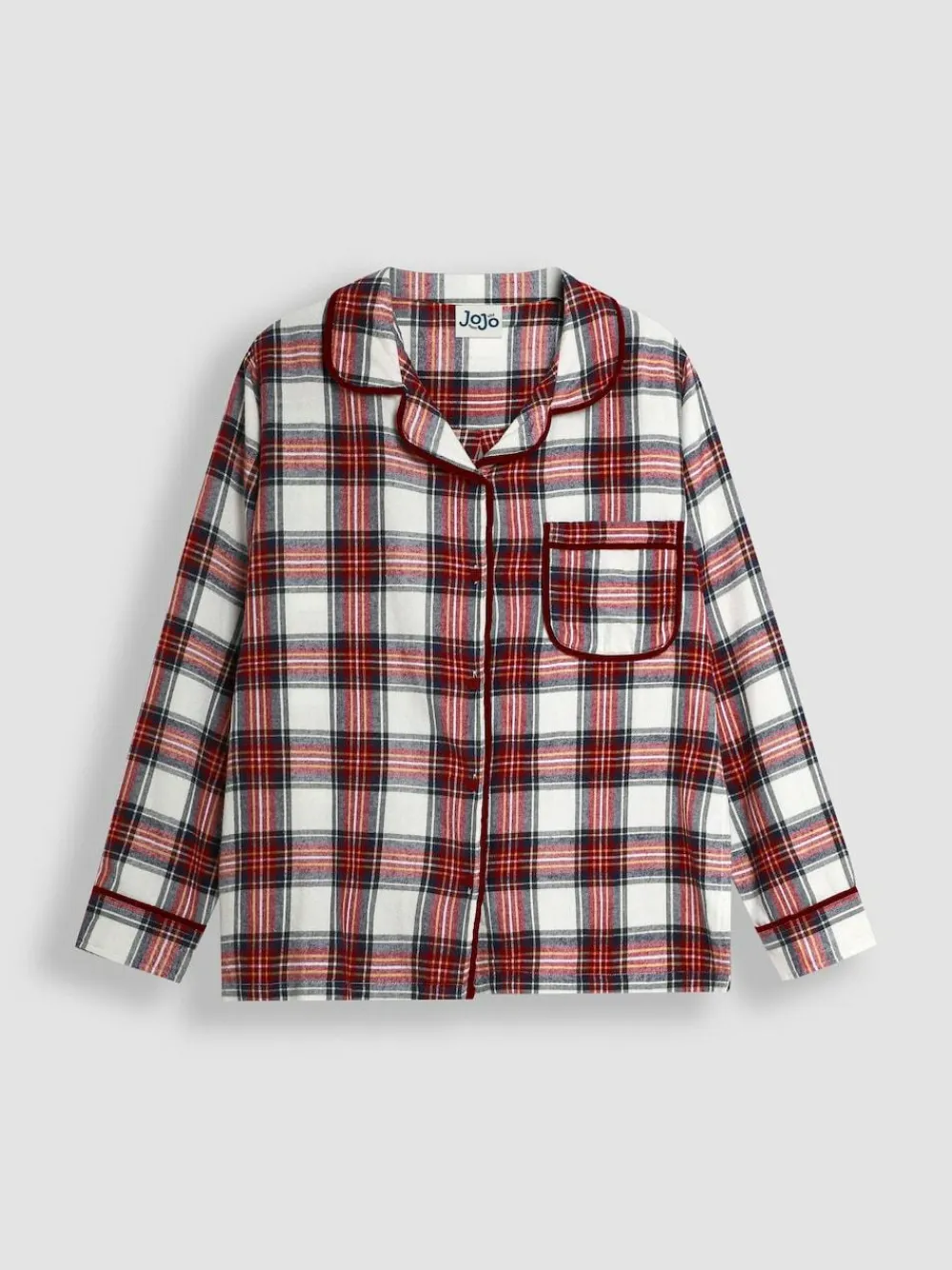 Jojo Maman Bébé Cream Mens Check Woven Pyjama Set^ Pyjamas