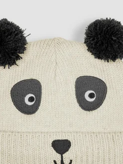 Outlet Jojo Maman Bébé Cream Panda Hat