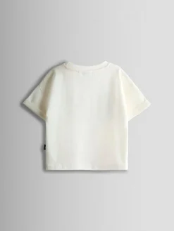 Sale Jojo Maman Bébé Cream Safari Printed T-Shirt & Shorts Set