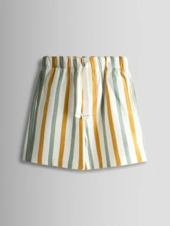 Sale Jojo Maman Bébé Cream Safari Printed T-Shirt & Shorts Set