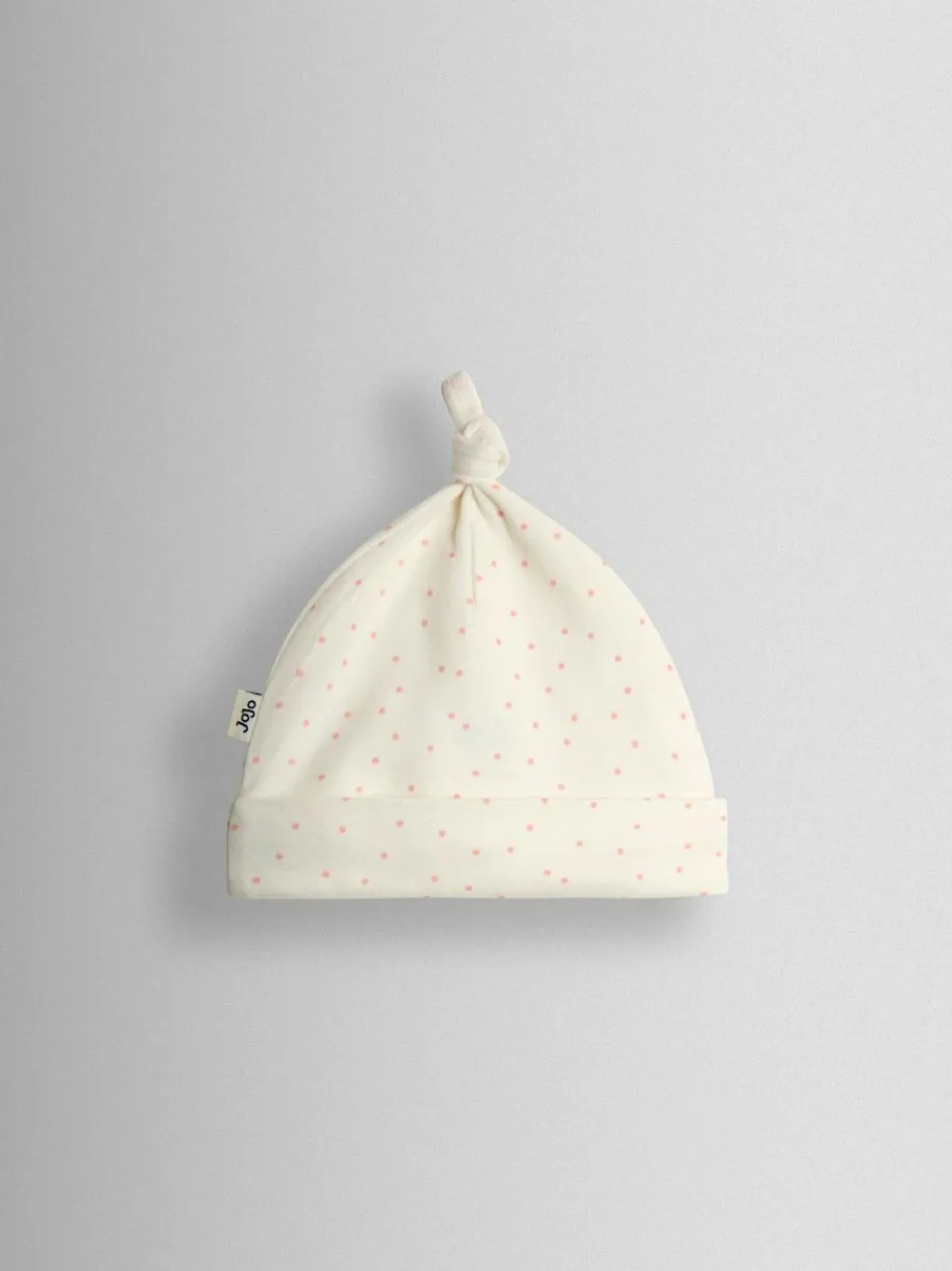 Discount Jojo Maman Bébé Organic Cotton Appliqué Baby Hat Cream Speckled Hedgehog
