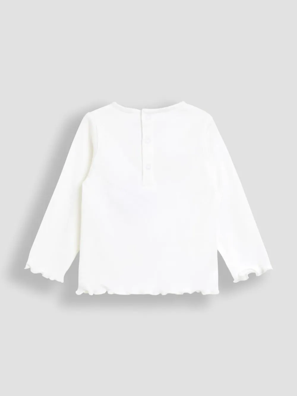 Best Jojo Maman Bébé Denim Blue Floral Chambray Embroidered Dungarees & Rib Top Set