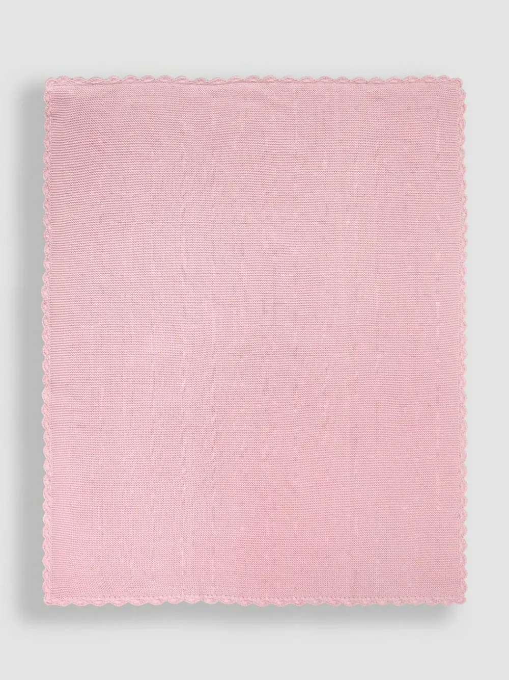 Best Jojo Maman Bébé Dusky Pink Scalloped Edge Blanket