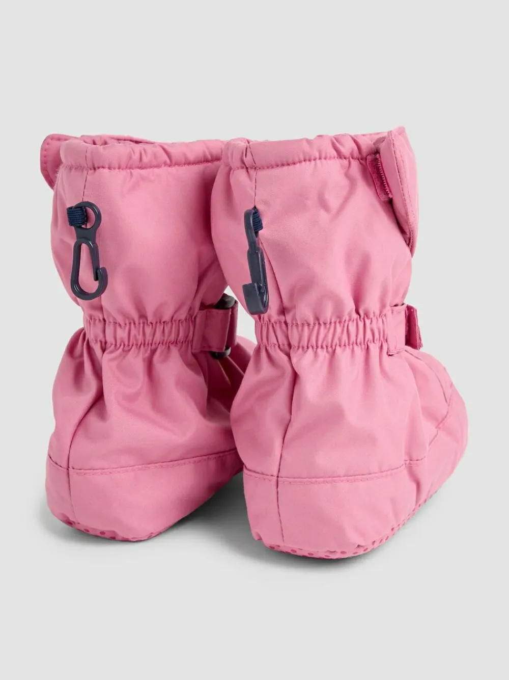 Hot Jojo Maman Bébé Dusty Pink Fleece Lined Booties