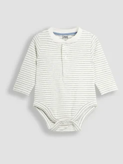 Jojo Maman Bébé Ecru Printed Highland Cow And Striped Bodies 2 Pack^BOY Bodysuits & Vests|Vests