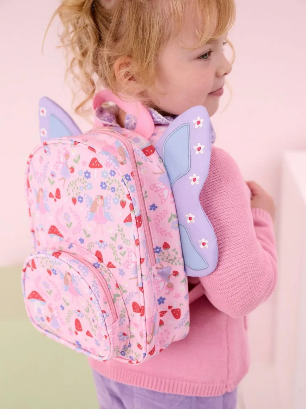 Jojo Maman Bébé Fairy Printed Backpack with Wings