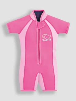 Jojo Maman Bébé Fuchsia Pink Junior Wetsuit^ Swimwear