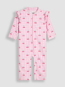Jojo Maman Bébé Gingham Sun Protection Suit^ Swimwear|Swimwear