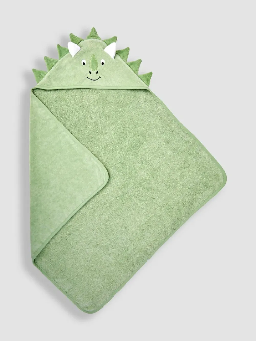 Jojo Maman Bébé Green Dino Character Hooded Towel^ Towels & Bathmats