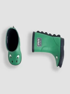 Sale Jojo Maman Bébé Green Dino Printed Lined Wellies