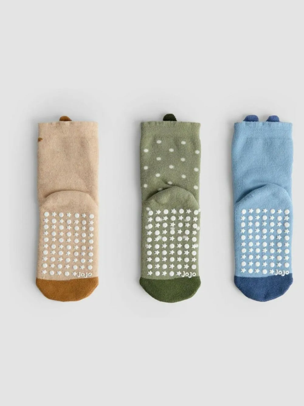 Jojo Maman Bébé Green Dinosaur 3-Pack Dinosaur Extra Thick Socks^BOY Socks & Tights|Socks & Tights