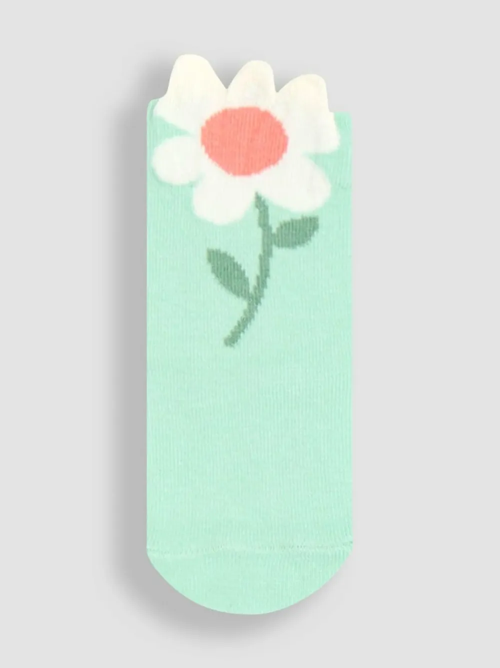 Jojo Maman Bébé Green 3-Pack Flower Socks^ Socks & Tights|Socks & Tights