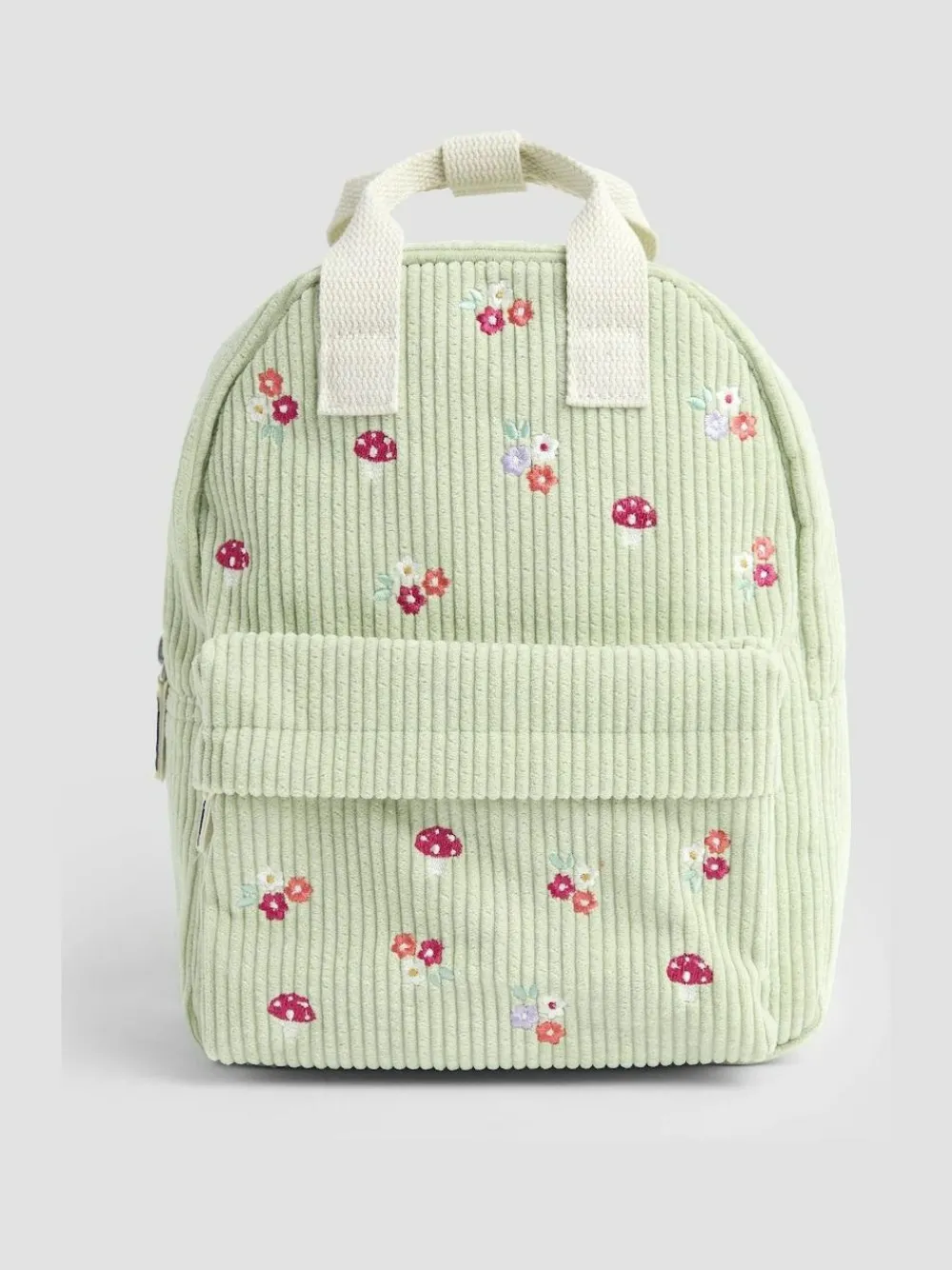 Jojo Maman Bébé Green Woodland Corduroy Embroidered Backpack^BOY Bags|Bags