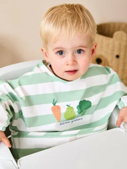 Jojo Maman Bébé Sleeved Bib Home Grown Vegetables