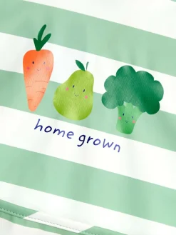 Jojo Maman Bébé Sleeved Bib Home Grown Vegetables