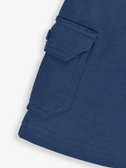 Jojo Maman Bébé Indigo Blue & Navy Blue 2-Pack Cargo Pocket Shorts^ Shorts