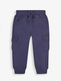 Outlet Jojo Maman Bébé Indigo Blue & Navy Blue 2-Pack Cargo Joggers Indigo Blue & Navy Blue