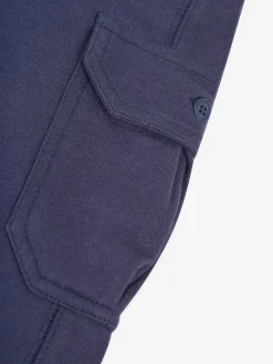 Outlet Jojo Maman Bébé Indigo Blue & Navy Blue 2-Pack Cargo Joggers Indigo Blue & Navy Blue