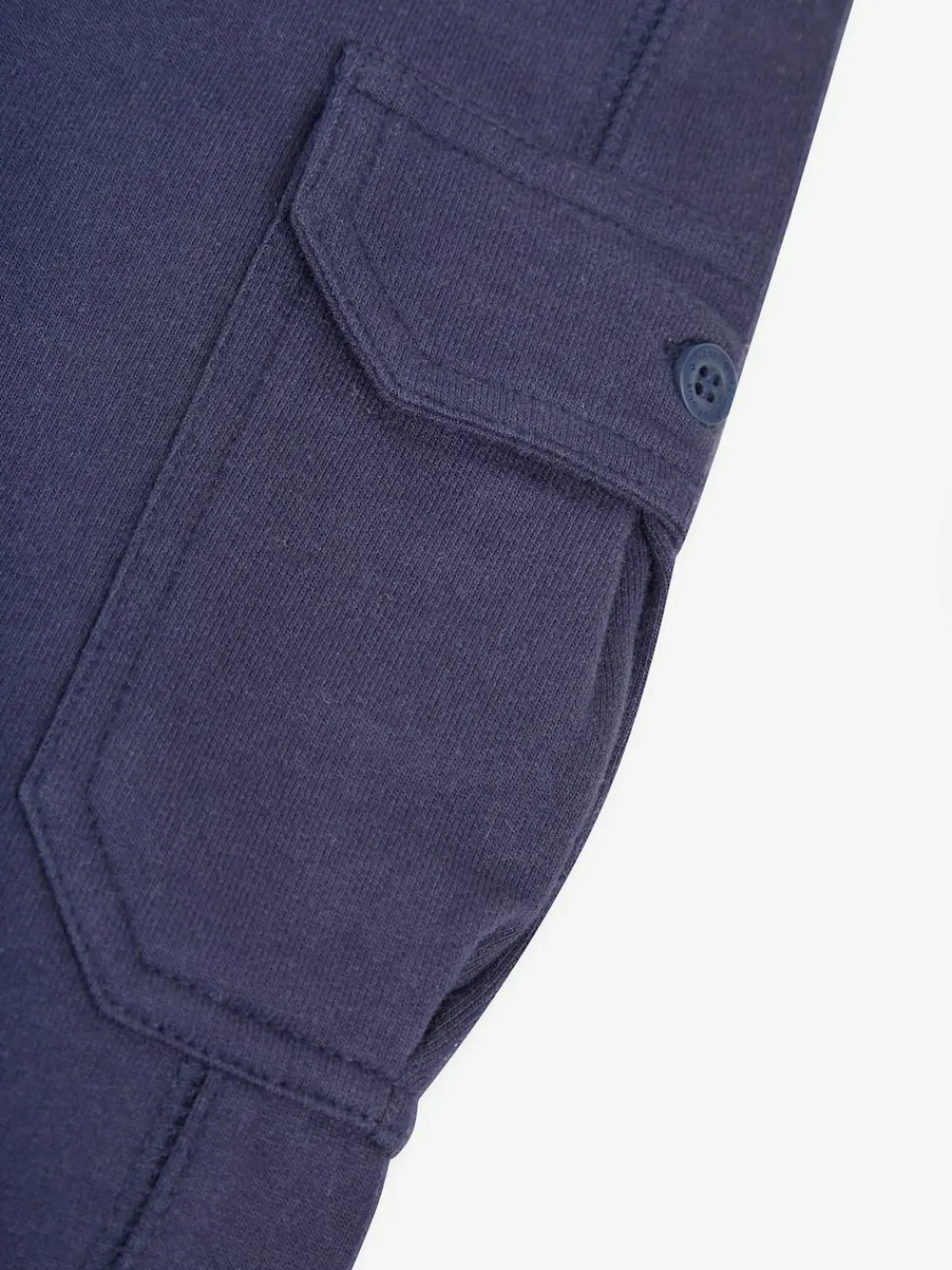 Outlet Jojo Maman Bébé Indigo Blue & Navy Blue 2-Pack Cargo Joggers Indigo Blue & Navy Blue