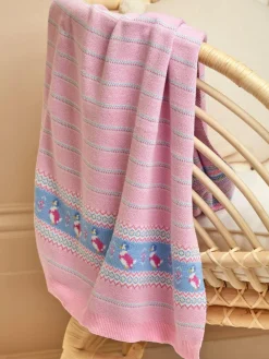 Online Jojo Maman Bébé Jemima Puddle-Duck Knitted Shawl