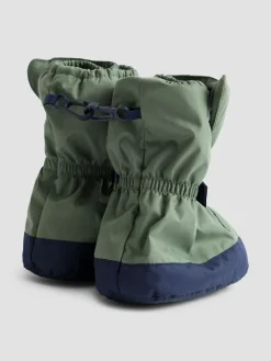 Online Jojo Maman Bébé Khaki Fleece Lined Booties